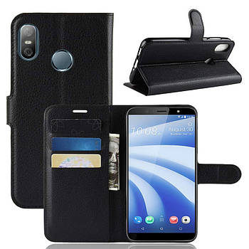 Чохол-книжка Litchie Wallet для HTC U12 Life Чорний