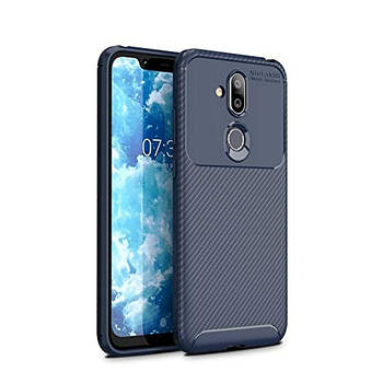 Чохол Carbon Case Nokia 7.1 Plus / X7 / 8.1 Синій