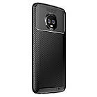 Чохол Carbon Case Motorola G6 Plus Чорний, фото 2