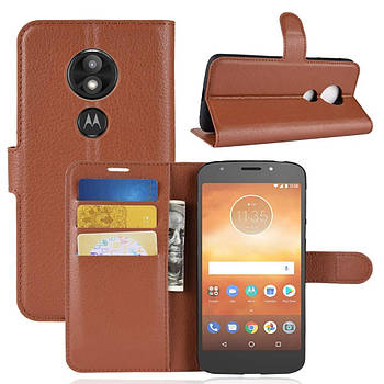 Чохол-книжка Litchie Wallet для Motorola Moto E5 Play XT1921 Коричневий