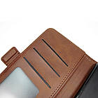Чохол-книжка Leather Wallet для Samsung A105 Galaxy A10 Коричневий, фото 5