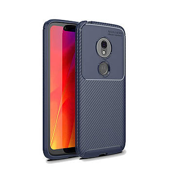 Чохол Carbon Case Motorola G7 Play Синій