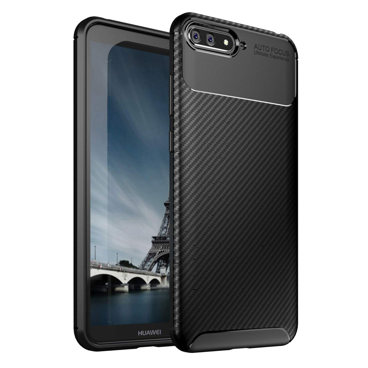 Чохол Carbon Case Huawei Y6 2018 Чорний