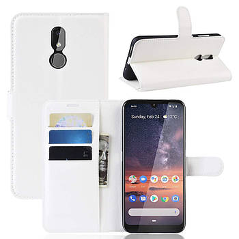 Чехол-книжка Litchie Wallet для Nokia 3.2 White