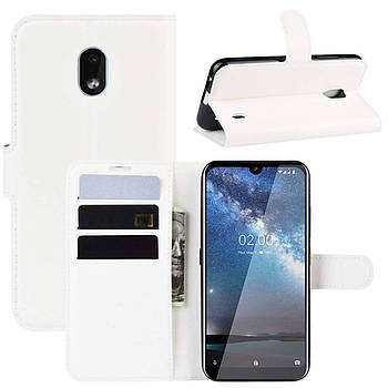 Чохол-книжка Litchie Wallet для Nokia 2.2 White