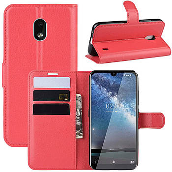 Чохол-книжка Litchie Wallet для Nokia 2.2 Red