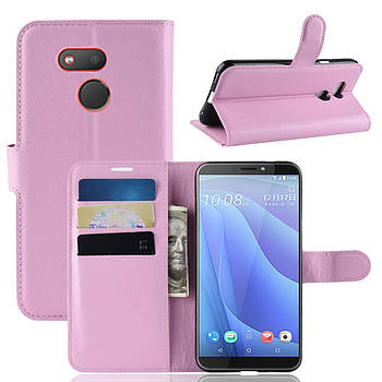 Чохол-книжка Litchie Wallet для HTC Desire 12s Pink