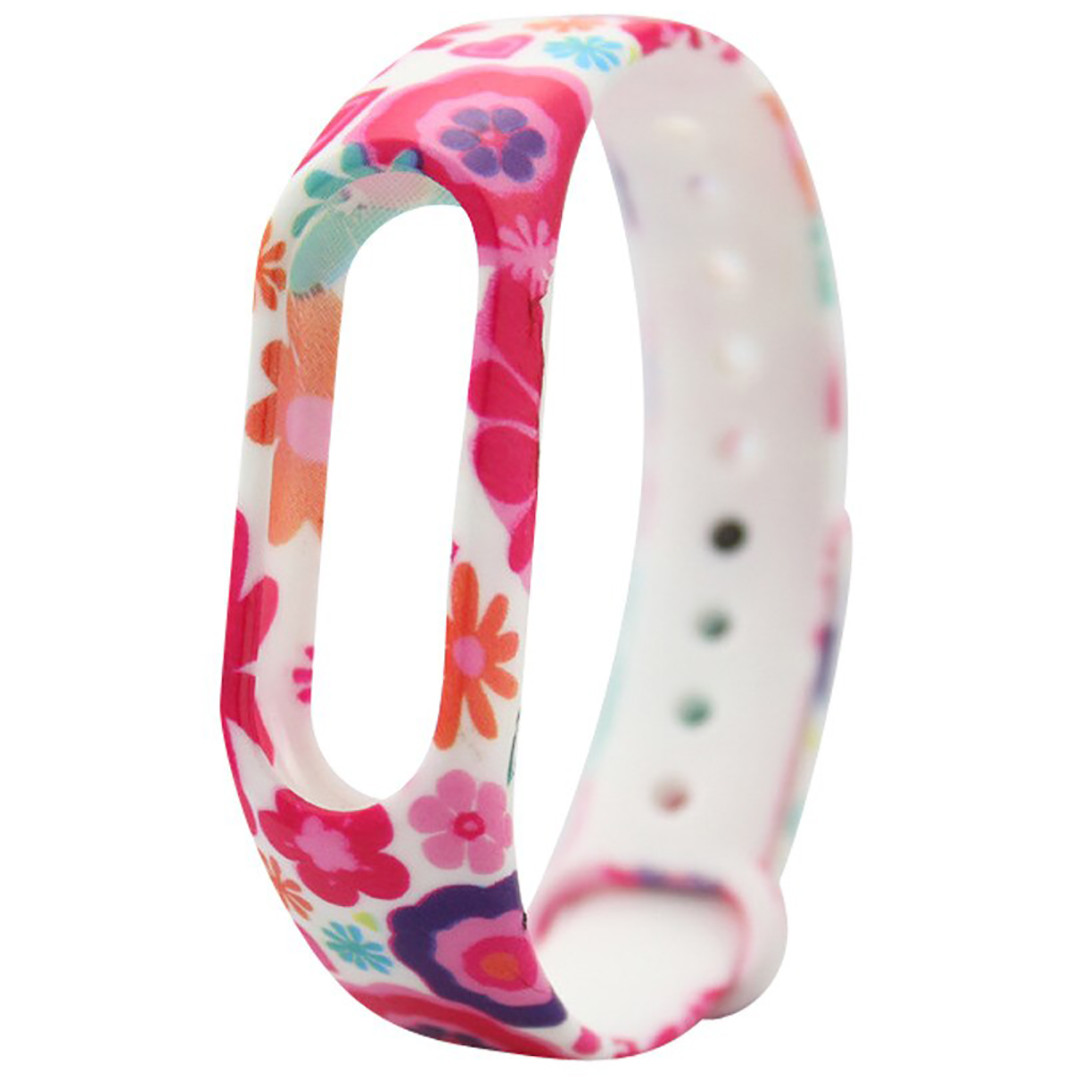 Ремінець Painted Strap для Xiaomi Mi Band 3 / 4 Квітковий Візерунок 2