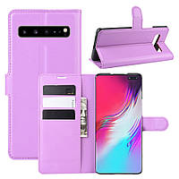 Чехол-книжка Litchie Wallet для Samsung Galaxy S10 5G Violet