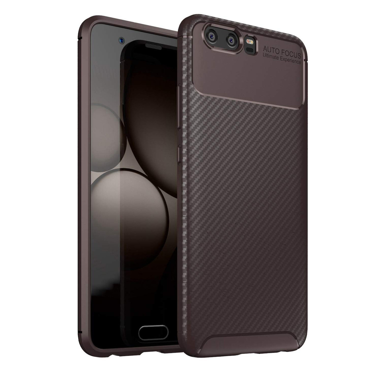 Чохол Carbon Case Huawei P10 Коричневий