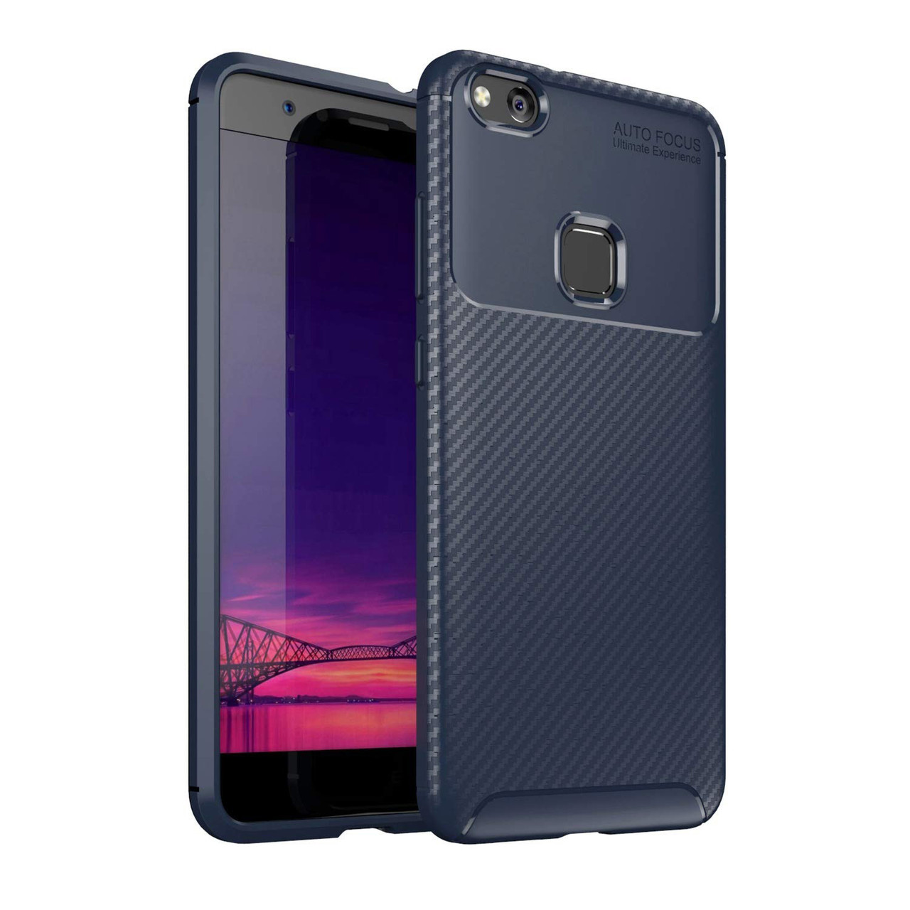 Чохол Carbon Case Huawei P10 Lite / Nova Lite Синій