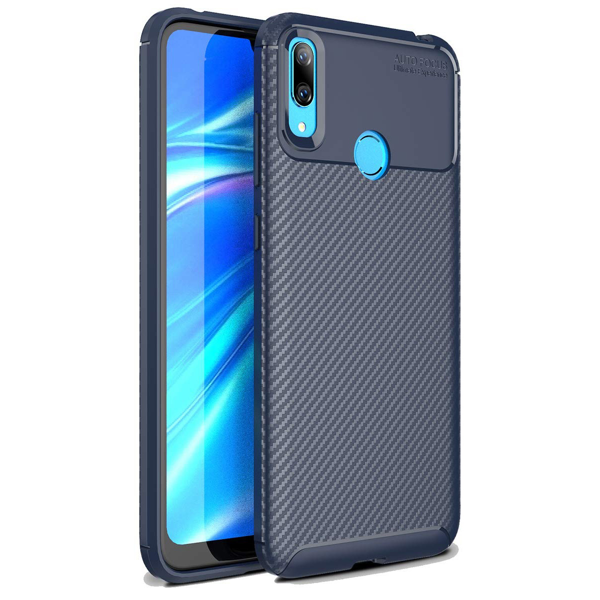 Чохол Carbon Case Huawei Y7 2019 / Y7 Prime 2019 Синій