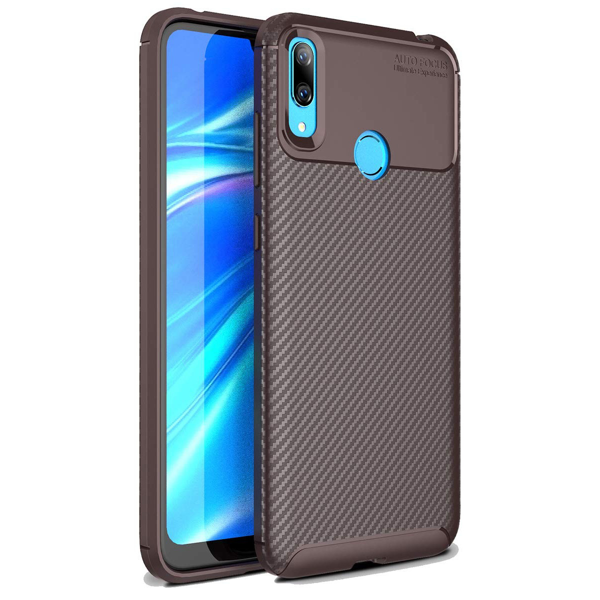 Чохол Carbon Case Huawei Y7 2019 / Y7 Prime 2019 Коричневий