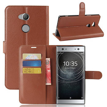 Чохол-книжка Litchie Wallet для Sony Xperia XA2 Ultra H4213 / H4233 Коричневий