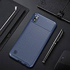 Чохол Carbon Case Samsung A105 Galaxy A10 Синій, фото 2