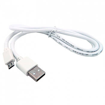 Дата кабель micro USB to USB Walker 110 White