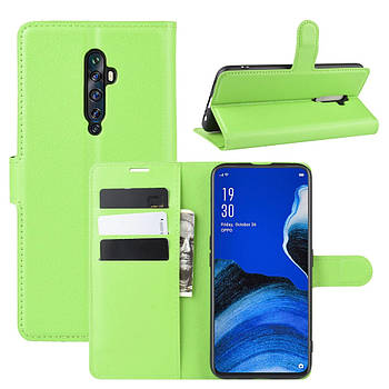 Чохол-книжка Litchie Wallet для Oppo Reno 2 Green