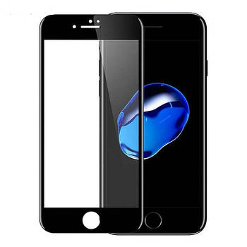 Захисне скло Walker 5D Full Glue для Apple iPhone 7 / iPhone 8 Чорний