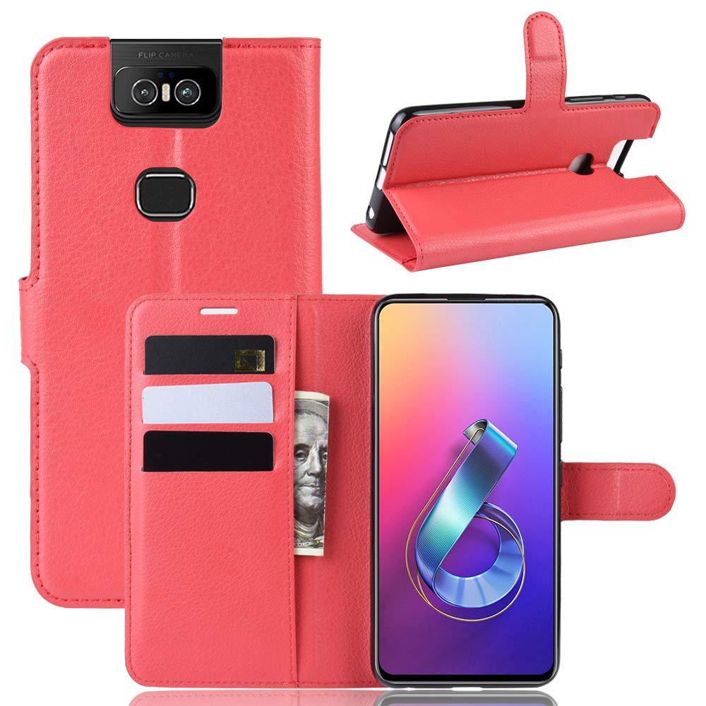 Чохол-книжка Litchie Wallet для Asus Zenfone 6 ZS630KL Red