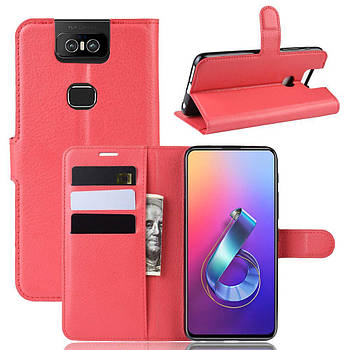 Чохол-книжка Litchie Wallet для Asus Zenfone 6 ZS630KL Red