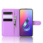 Чохол-книжка Litchie Wallet для Asus Zenfone 6 ZS630KL Violet, фото 5