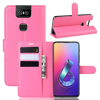 Чохол-книжка Litchie Wallet для Asus Zenfone 6 ZS630KL Rose