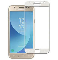 Защитное стекло Walker Full Glue для Samsung J330 Galaxy J3 2017 Белый