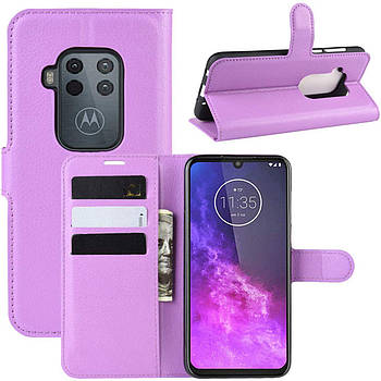 Чохол-книжка Litchie Wallet для Motorola One Zoom Violet