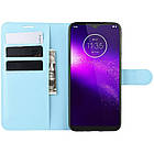 Чохол-книжка Litchie Wallet для Motorola One Macro / Moto G8 Play Blue, фото 6