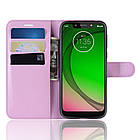 Чохол-книжка Litchie Wallet для Motorola Moto G7 Power Pink, фото 2