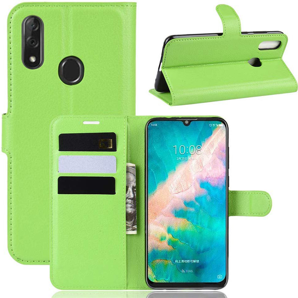 Чохол-книжка Litchie Wallet для ZTE Blade V10 Green