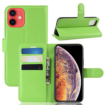 Чохол-книжка Litchie Wallet для Apple iPhone 12 / 12 Pro Green