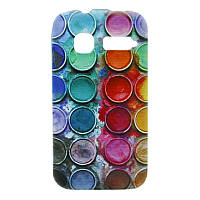 Чехол с рисунком Printed Plastic для Alcatel One Touch POP C1 4015 / 4015D Краски