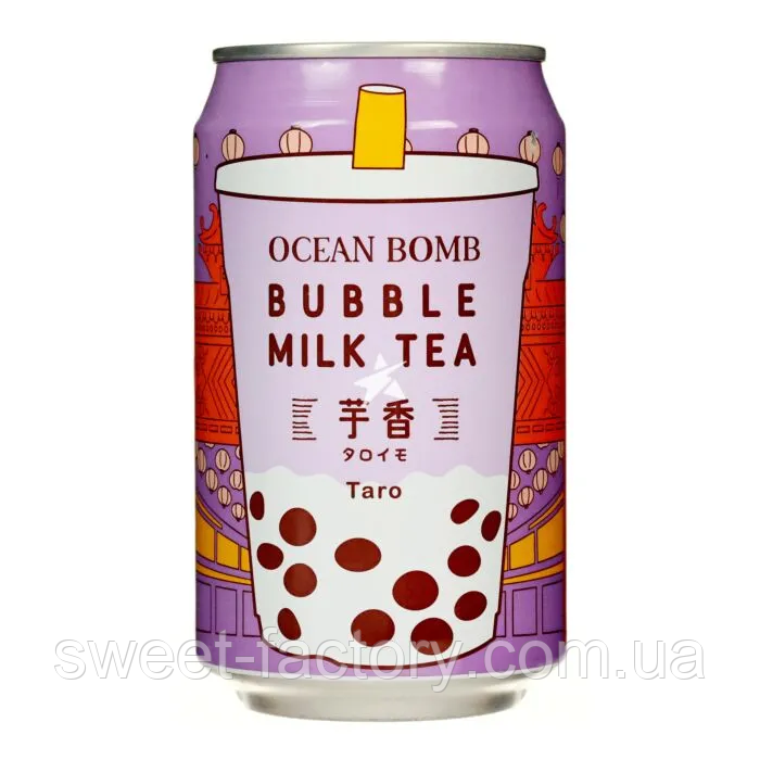Ocean Bomb Bubble Milk Tea Taro 315ml, фото 1