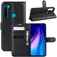 Чехол-книжка Litchie Wallet для Xiaomi Redmi Note 8 Black