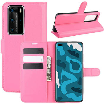 Чохол-книжка Litchie Wallet для Huawei P40 Pro Rose