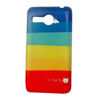 Чохол з малюнком Printed Plastic для Lenovo A316 Веселка