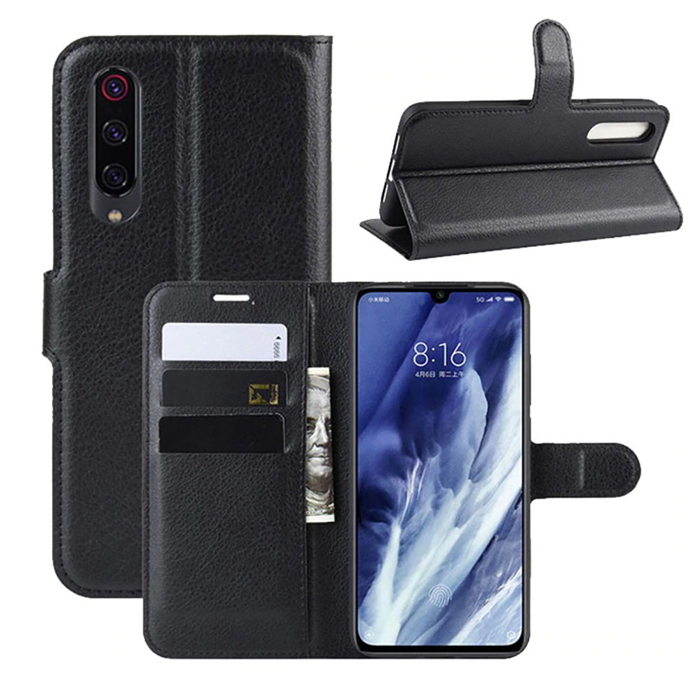 Чехол-книжка Litchie Wallet для Xiaomi Mi 9 Pro / Mi 9 Pro 5G Black