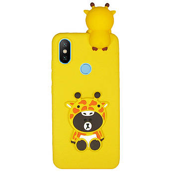 Чохол Cartoon 3D Case для Xiaomi Mi 8 SE Жираф