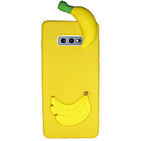 Чехол Cartoon 3D Case для Samsung G970 Galaxy S10e Бананы