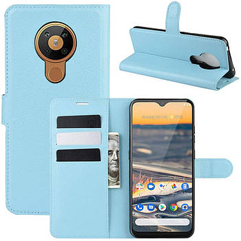 Чохол-книжка Litchie Wallet для Nokia 5.3 Blue
