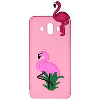 Чехол Cartoon 3D Case для Huawei Mate 10 Фламинго