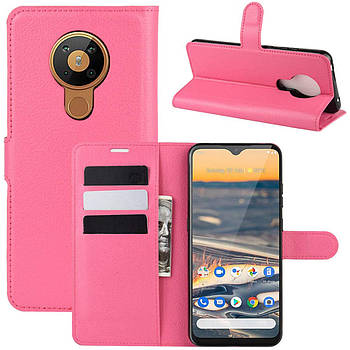 Чохол-книжка Litchie Wallet для Nokia 5.3 Rose