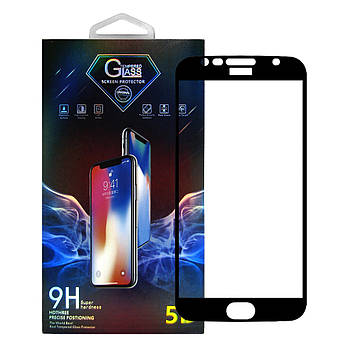 Захисне скло Premium Glass 5D Full Glue для Motorola Moto G5s Black