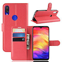 Чехол-книжка Litchie Wallet для Xiaomi Redmi 7 Red