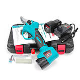 Акумуляторний секатор Makita DUP265Z 24 V 5 AH, електросекатор Макіта для саду, фото 7