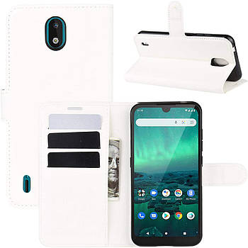 Чохол-книжка Litchie Wallet для Nokia 1.3 White