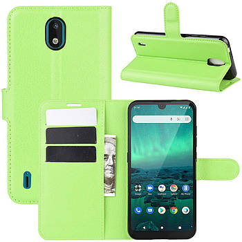 Чохол-книжка Litchie Wallet для Nokia 1.3 Green