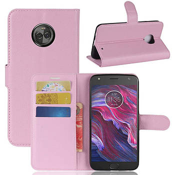 Чохол-книжка Litchie Wallet для Motorola Moto X4 XT1900 Світло-рожевий