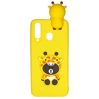 Чехол Cartoon 3D Case для Samsung Galaxy M30 / Galaxy A40s Жираф